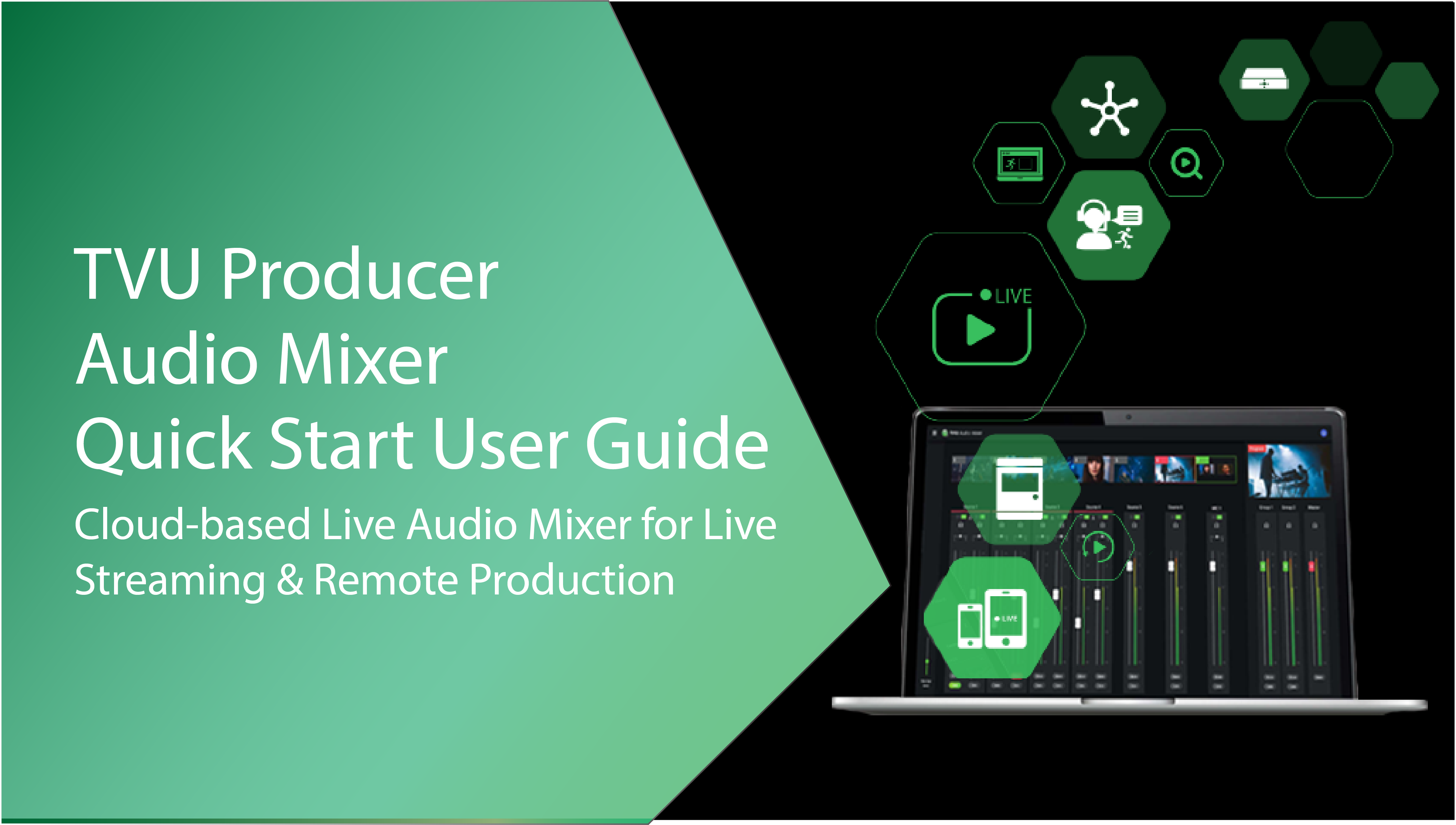 TVU Producer Audio Mixer user guide