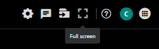 kiosk mode full screen icon