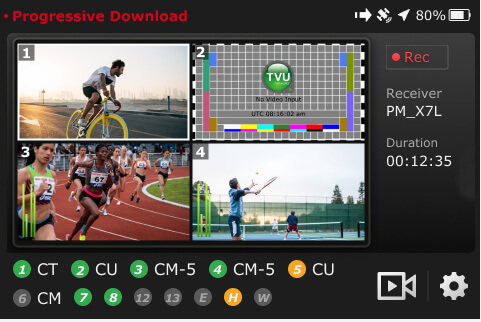 Progressive Download Mark in recording