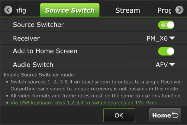 source switch tab