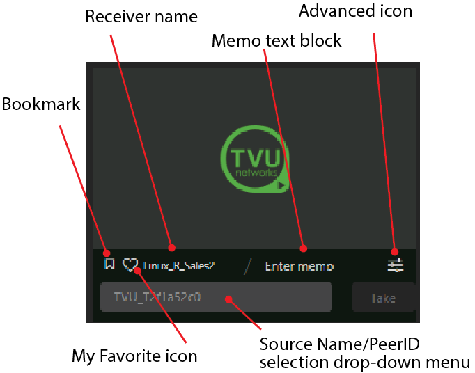 Receiver Control page preview block elements