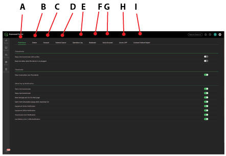 Setting page - Preferences page default