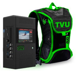 TVU One and backpack