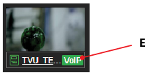 VoIP indicator