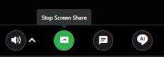 Stop screen sharing