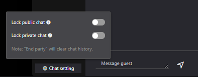 chat setting