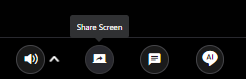 Screen sharing icon