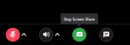 stop screen share kiosk mode