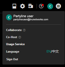 user management menu