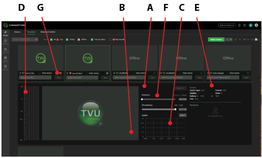 expanded receiver control panel